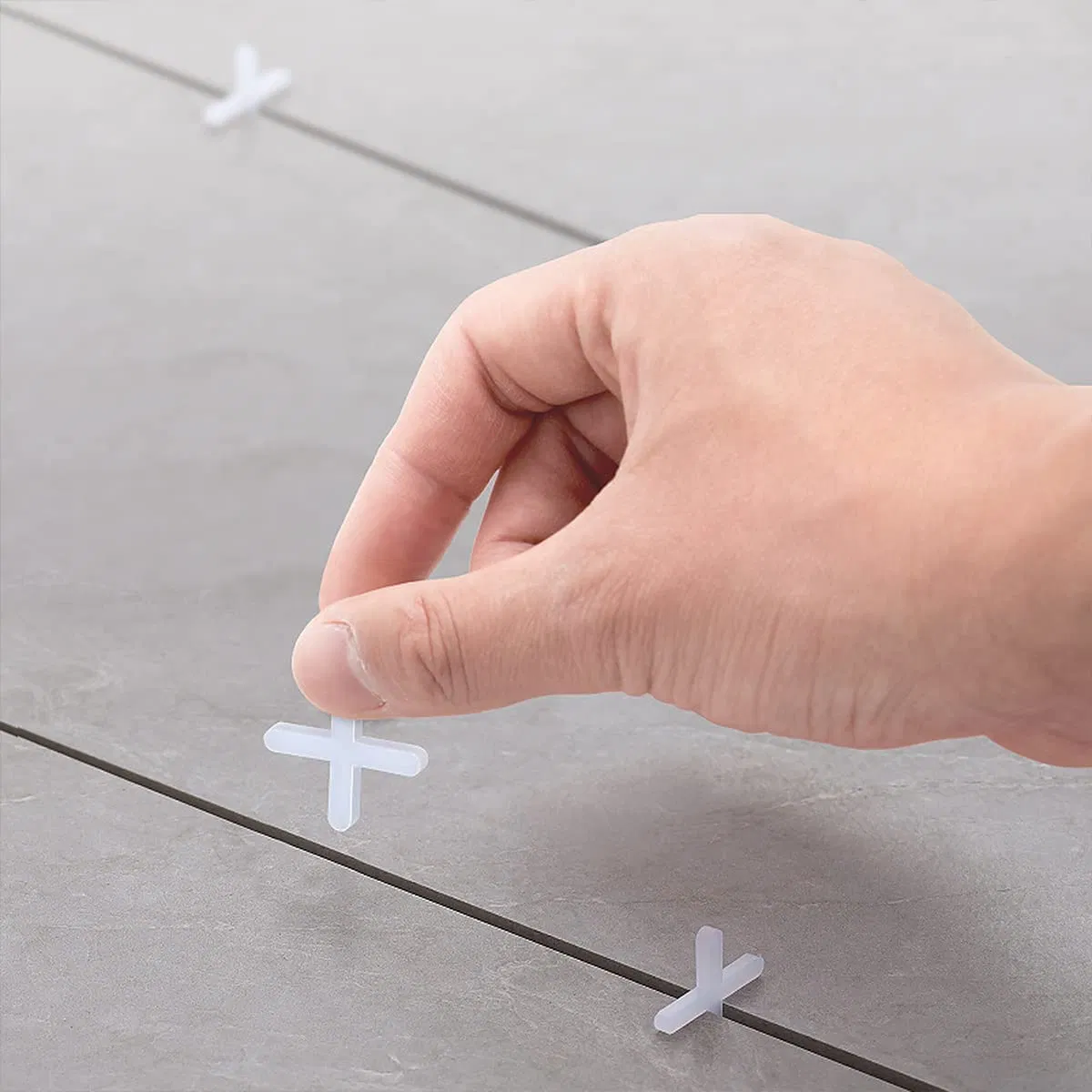 Tile Spacers Plastic Tile Spacers, Tile Spacers, Joint Spacers, 2/3/4 mm, Cross-Shaped Joint Spacers, Spacers for Tile Cutting and Spacing Adjustment