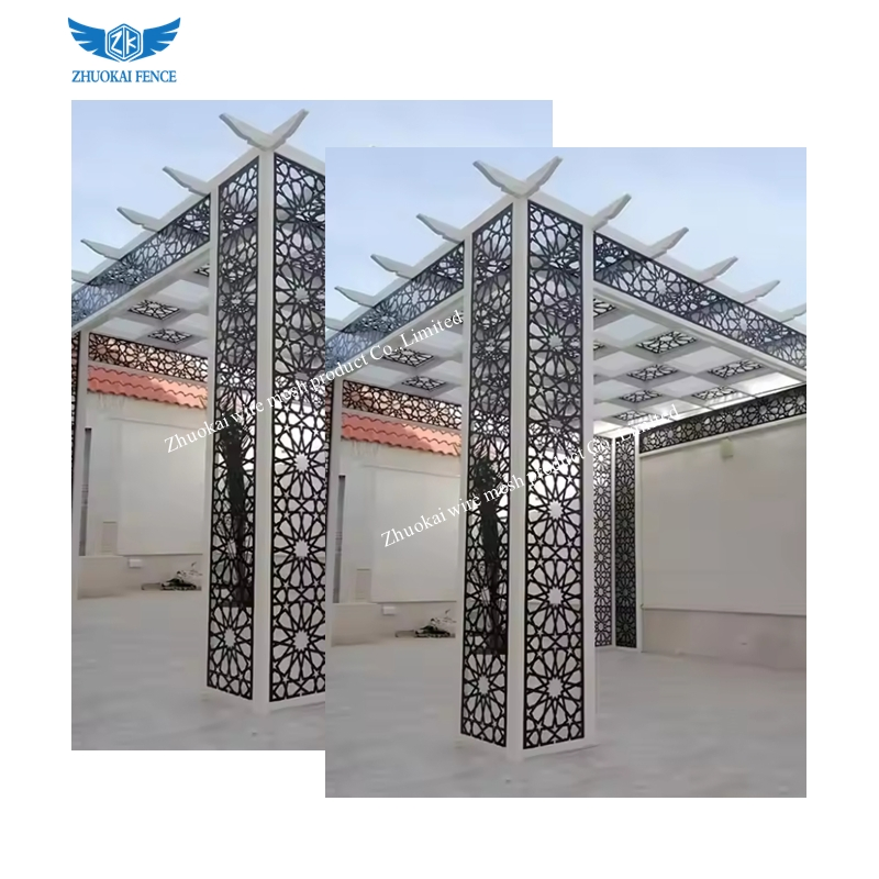 Decorative Laser Cut Metal Design Stainless Steel Living Room Divider Screen