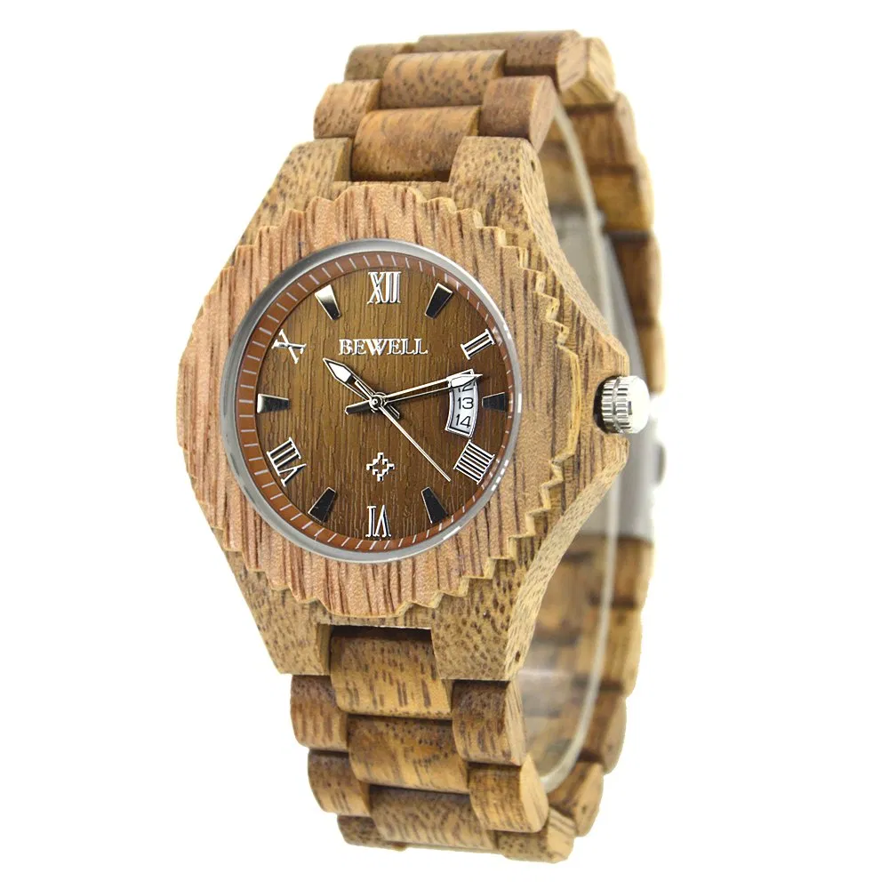 Wholesale Wooden Wristwatches Factory Price OEM Wrist Watches Quartz Watch for Mens
