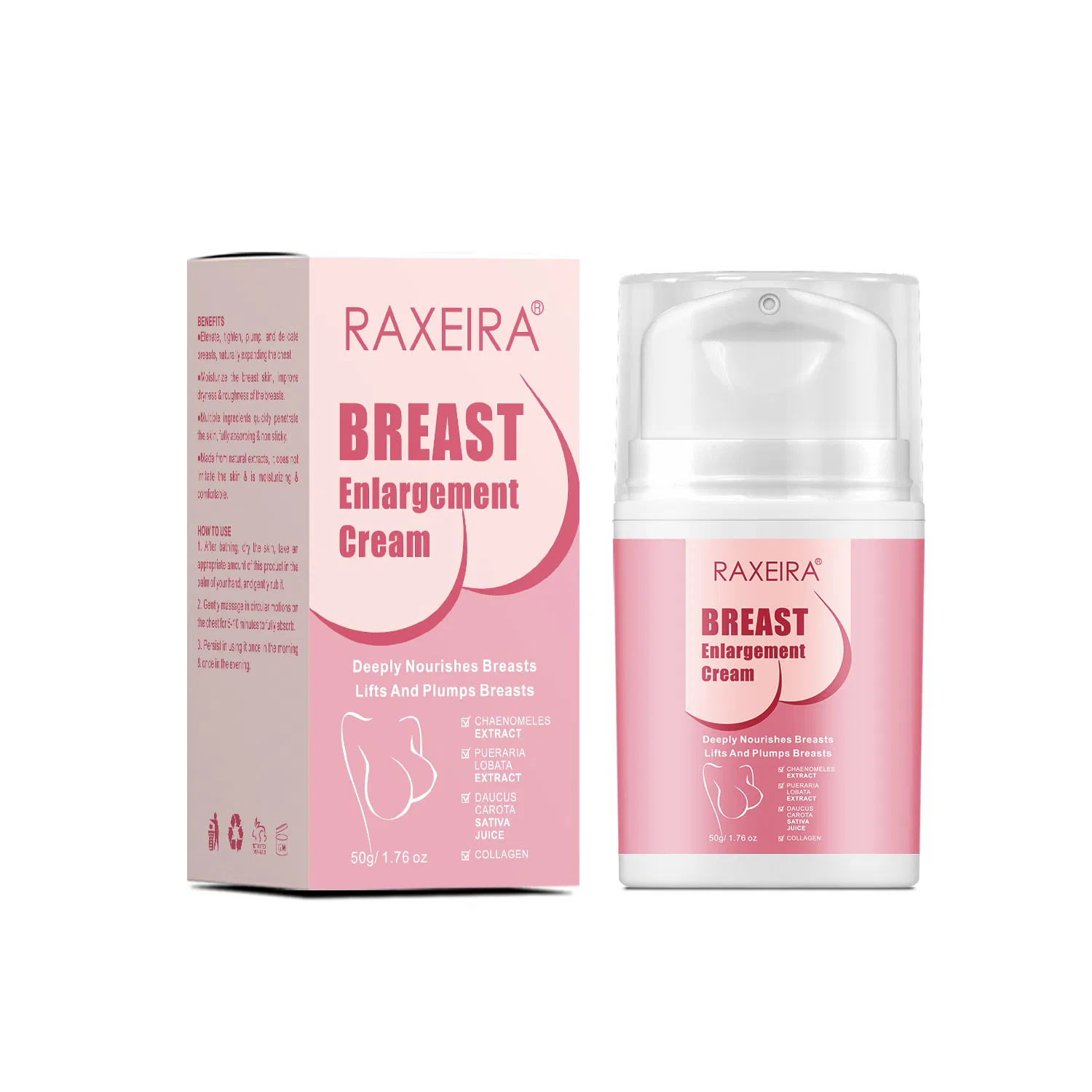 Wholesale 10+ Years Factory Organic Ultimate Breast Firming and Lifting Cream for Growth