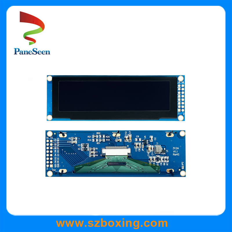 OLED-дисплей 3.12 дюйма 256x64 точек, SPI, белый/синий/желтый