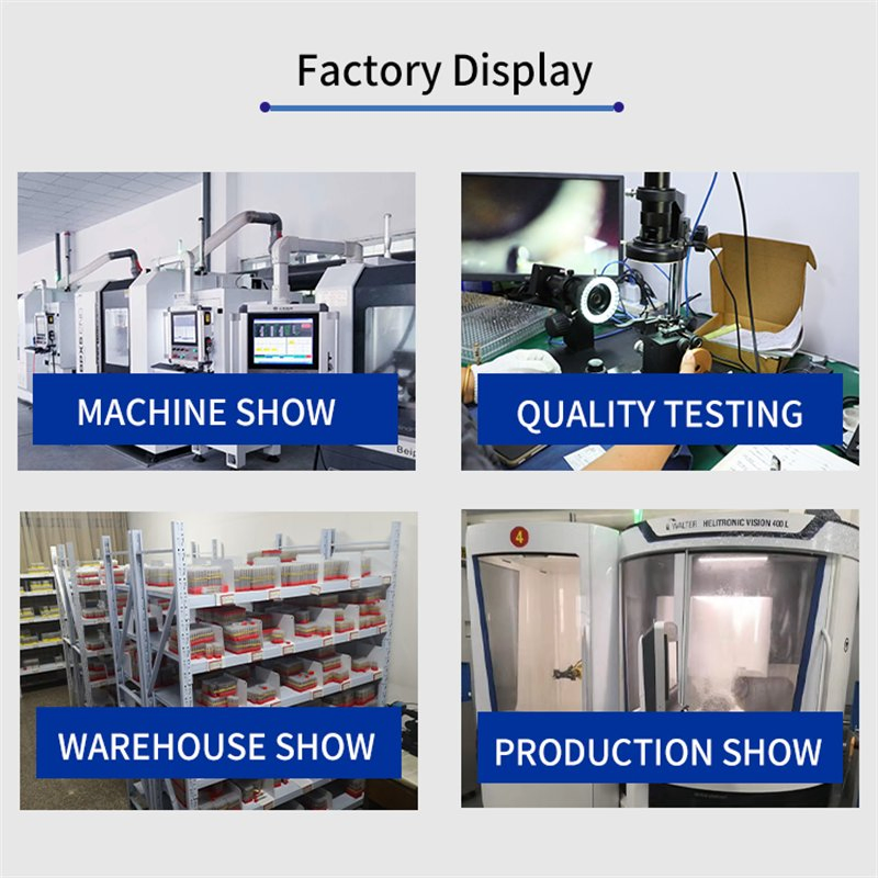 Handerk 2flute HRC55 5D Coolant Through Carbide Drill for Precision Machining