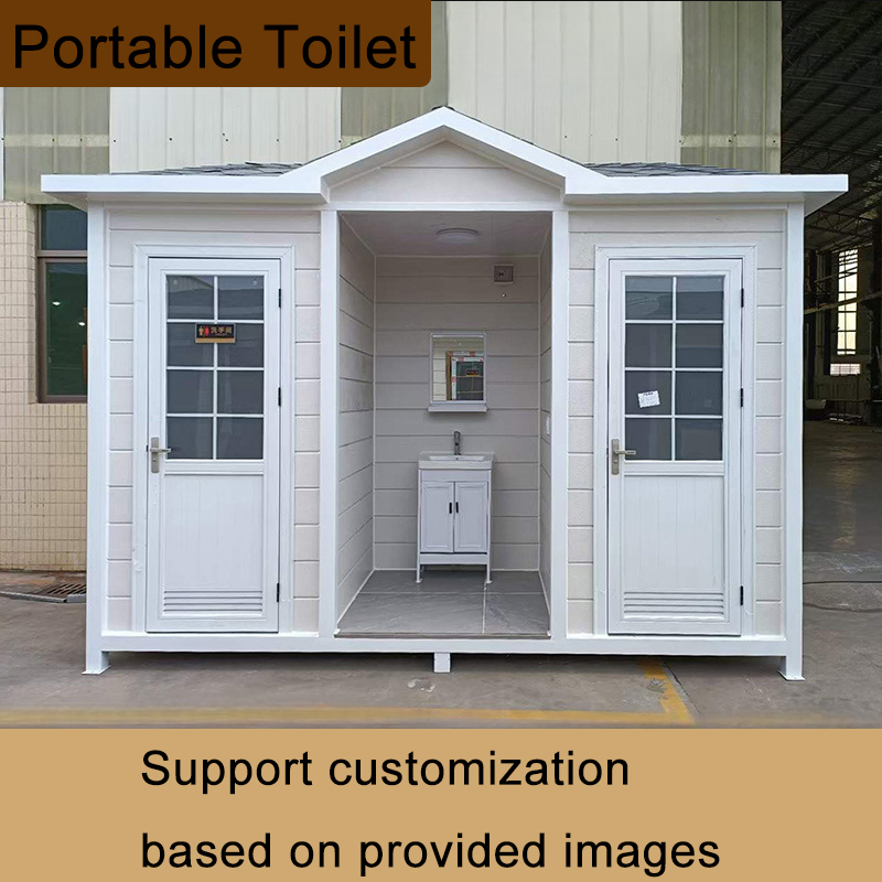 Metal Carved Mobile Outdoor Scenic Spot Park Construction Site Environmental Protection Finished Public Portable Toilet
