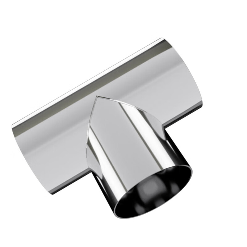 Stainless Steel Piggable Barrel Tee/Food Grade Standard/Sanitary Standards/Mirror Polishing Ra 0.4-1.6/DN80 100 128 150