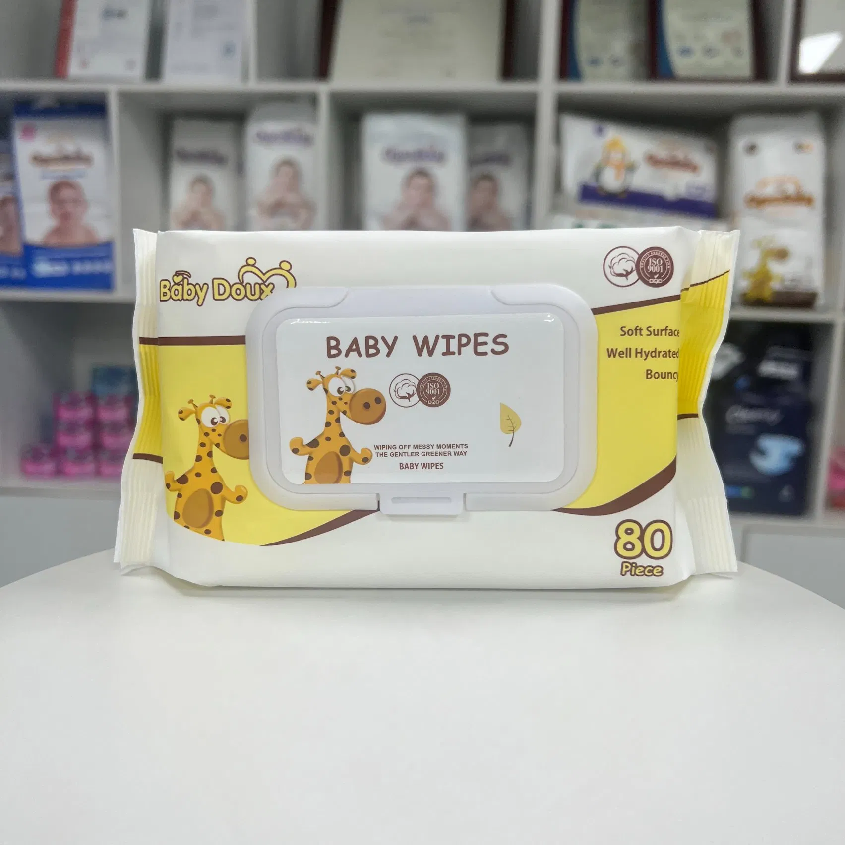 Weiyi Free Sample Unscented Non Woven Baby Wet Wipes Cleansing and Refreshing Wipes Soft and Skin-Friendly Wipes