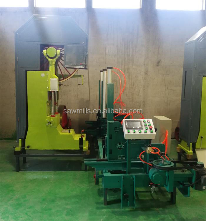 Ленточная пилорама вертикальная для бревен