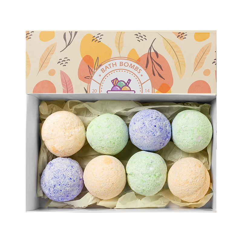 Hot Sale Factory Price Relax Help Sleep Bath Salt Bomb Fruit & Flower Essence Ball Moisturizing Bath Bombs