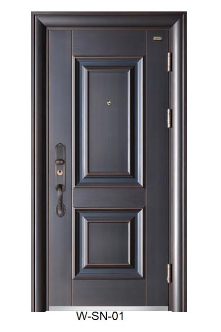 Exterior Water Proof and Sunproof Security Steel Metal Iron Door