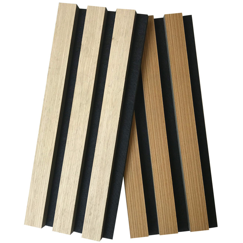 Noise Reduction Wood Slat Acoustic Panels for Stylish Interior Decor
