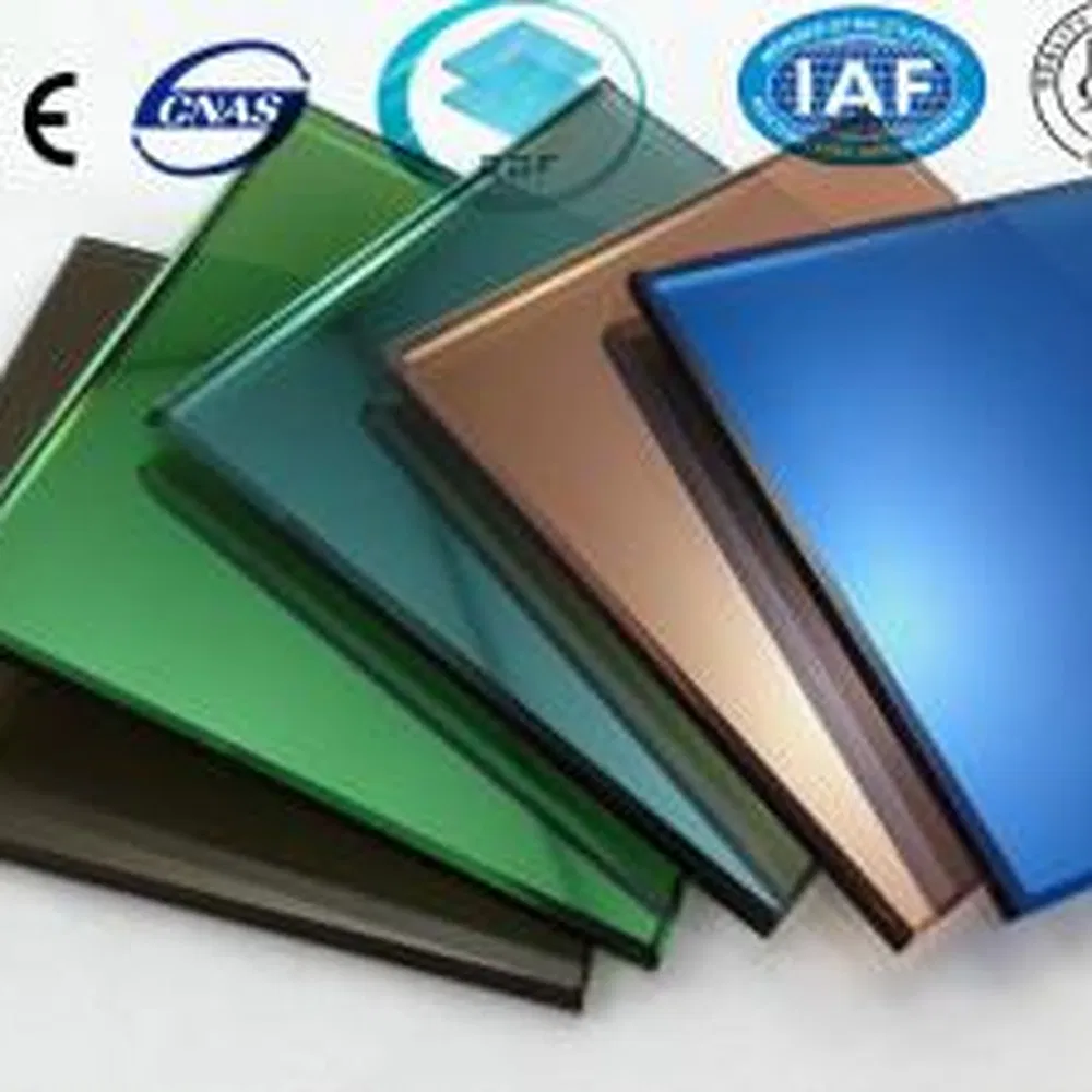 Decorative Coated Glass Manufacturers 4mm 5mm Thickness Small Reflection Glasses for Architecture