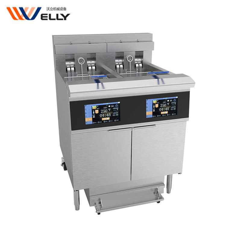 Mini Vacuum Commercial Electric Frying Machine Deep Double Fryer Gas Pressure for Fried Chicken
