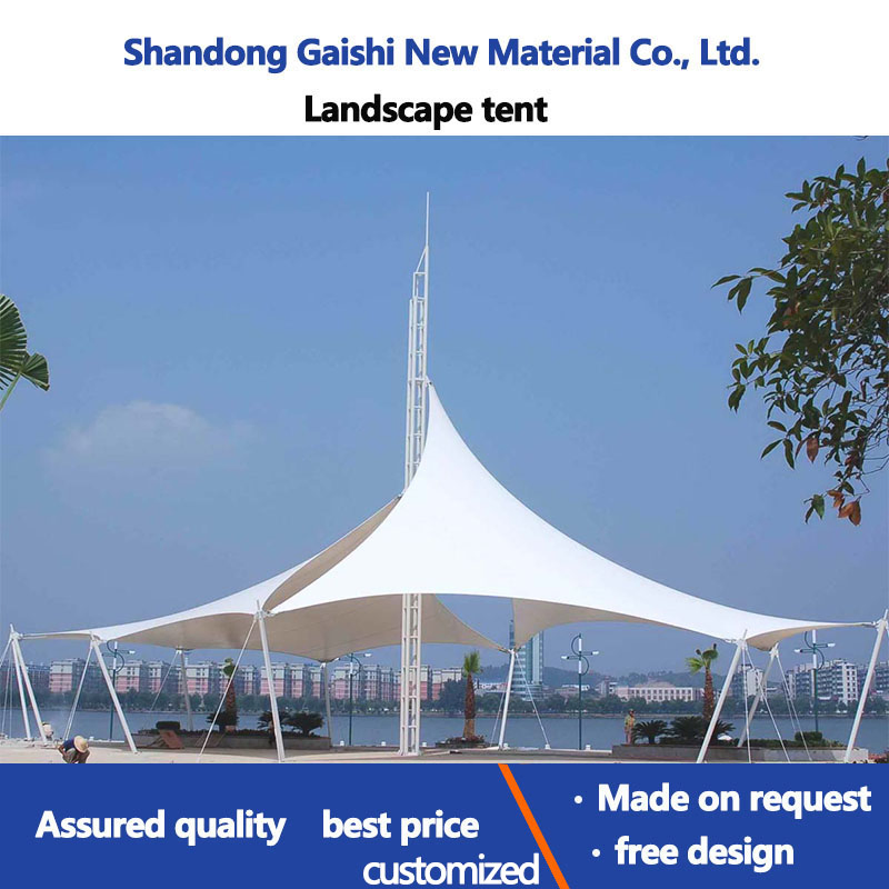 Factory Price PVDF Wind Resistant Waterproof for Landscape Roof Shed Tent