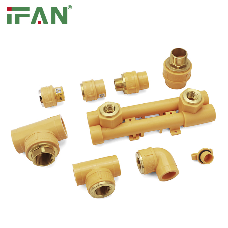 Ifan ISO 15874 Direct Sale 20-63mm Yellow Pn25 Union PPR Fitting