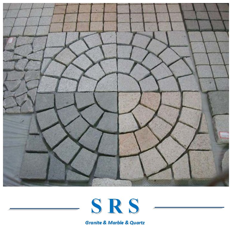 Granite/Basalt/Slate/Bluestone Cobble Stone Cubestone for Walkway/Driveway/Parking Pavers/Paving