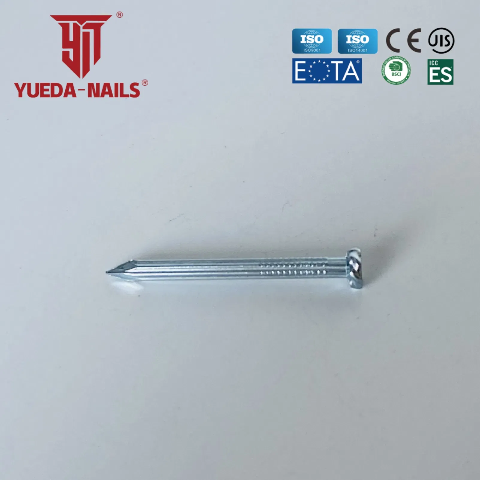 3.0X25mm Electro-Galvanized/Eg Cement/Concrete Loose/Bulk Steel Nails for Construction Shanghai Yueda