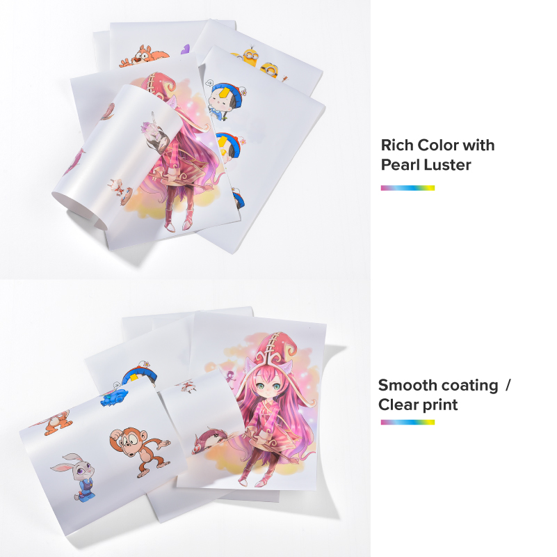 Customized 100mic Glossy PP Stickers Self Adhesive Inkjet Sticker