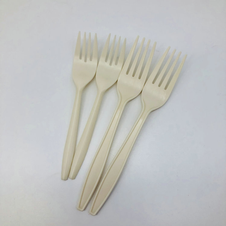 Cornstarch Forks Spoons and Knives Biodegradable Fork Knife Spoon Disposable Cutlery