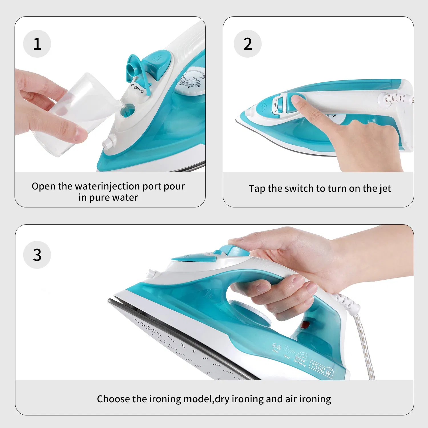 Best Selling Steam Iron Electric Handheld Steamer Portable Electric Iron