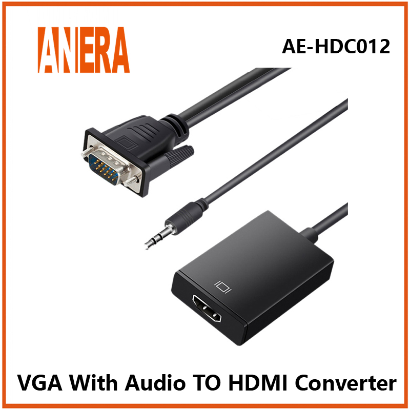 Конвертер VGA-HDMI с аудио Anera