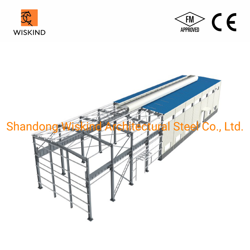 Industrial Hall Steel Building/Steel Structure/Construction Prefab Storage/Shed/Prefabricated Building/Workshop/Prefab Metal Warehouse