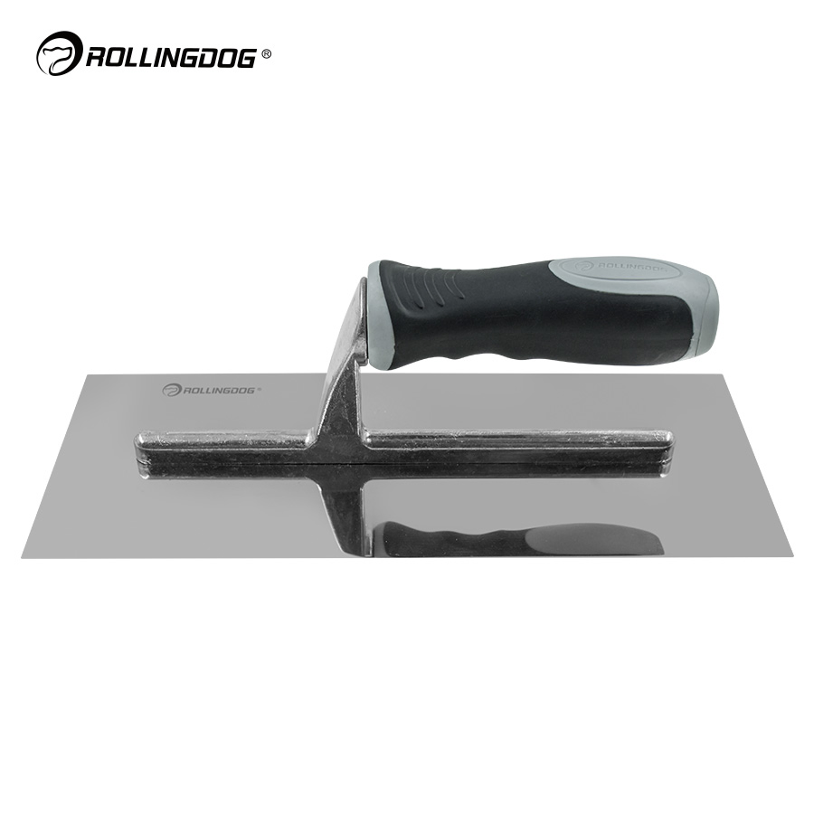 Rollingdog PRO 50100 Polished 420 Stainless Steel Plastering Trowel
