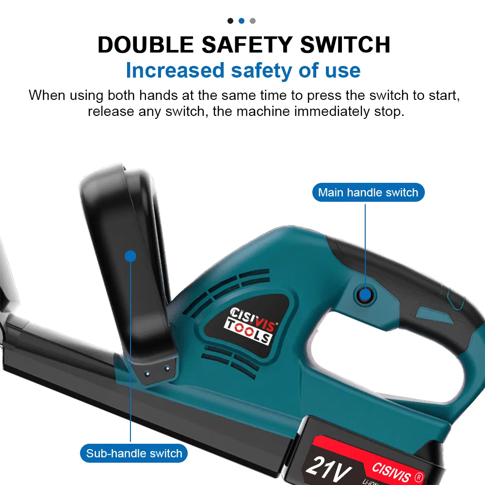 Brushless Cordless Electric Hedge Trimmer Garden Cutter Suitable for Anywhere Hedge Trimmer Cordless Hedge Trimmer Garden Cutter