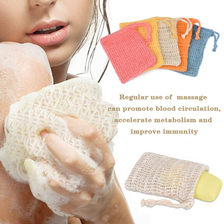 Sisal Mesh Soap Bag Eco Friendly