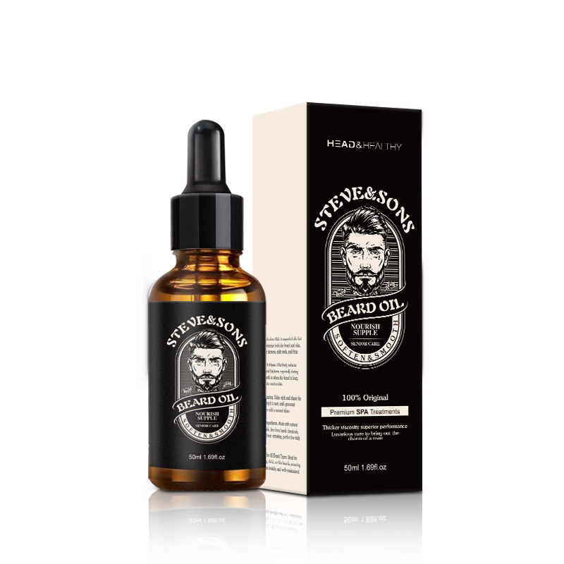 Best Hair Care Private Label Hair Essential Beard Care Growth Oil for Men