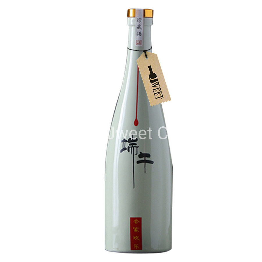 Wholesale Olive Oil Packaging Bottle Ceramic Olive Oil Bottle