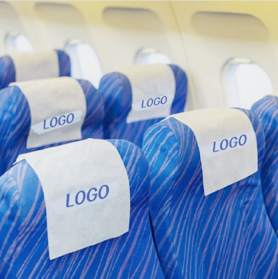 Adjustable Headrest Airline Headrest Cover Airline Disposable Headrest Cover Airline Disposable Seat Covers Airline Head Rest Cover