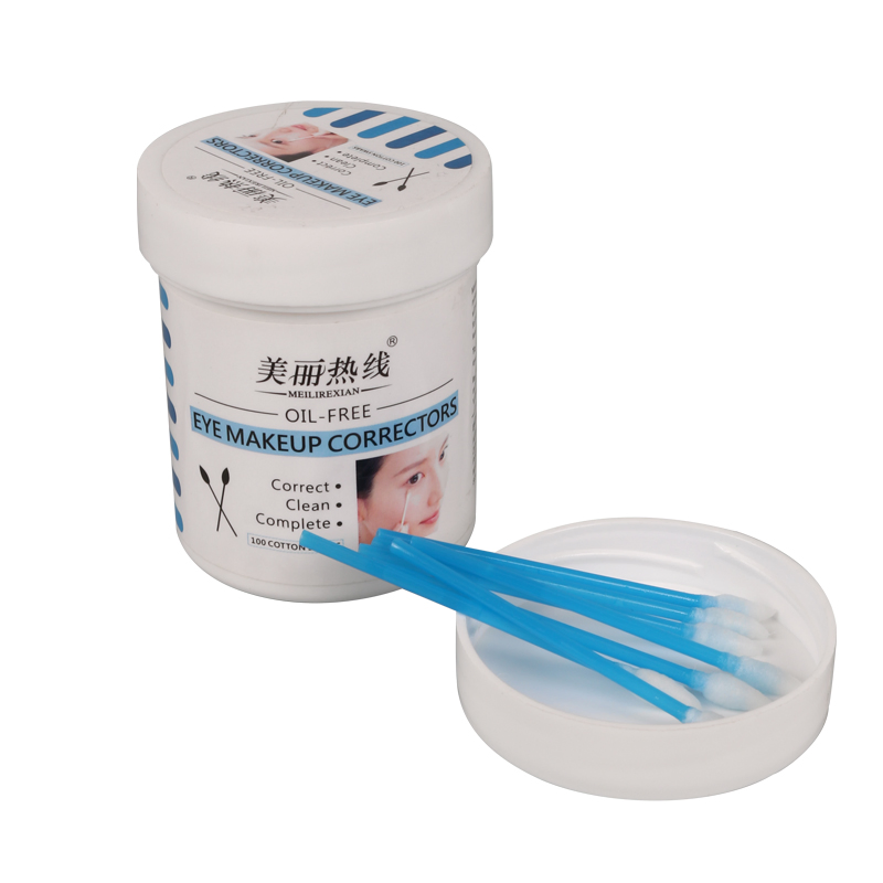 Makeup Remover Cotton Buds with Custom Logo and Color Choices