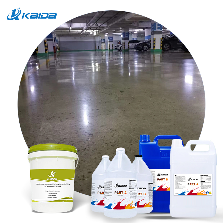 Factory Supply Crystal Clear Light Color Epoxy Resin and Hardener Shake on Concrete Hardener & Dustproofer