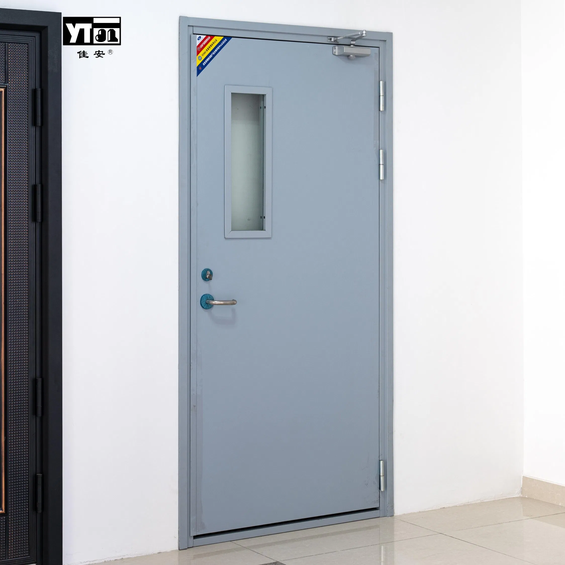 Factory Direct Price Flame-Retardant Steel Fire-Rated Door for Building Fire Separation