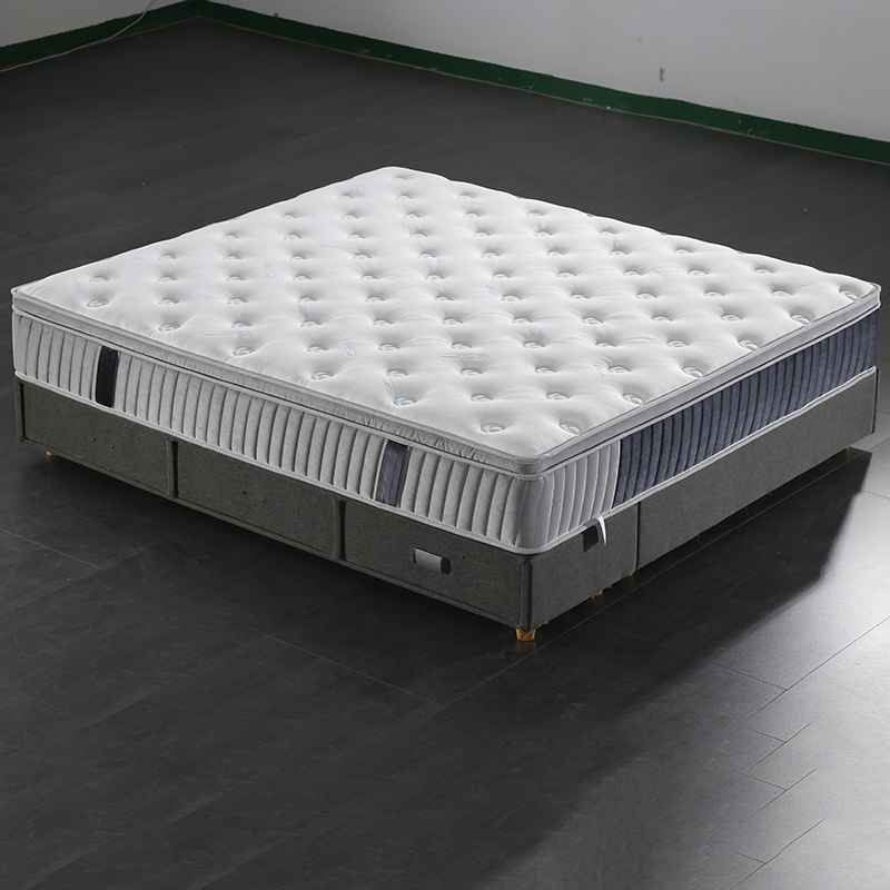 Modern Queen King Size Sleeping Roll up in a Box Pillow Top Bedroom Home Hotel Furniture Sponge Pocket Spring Mattress