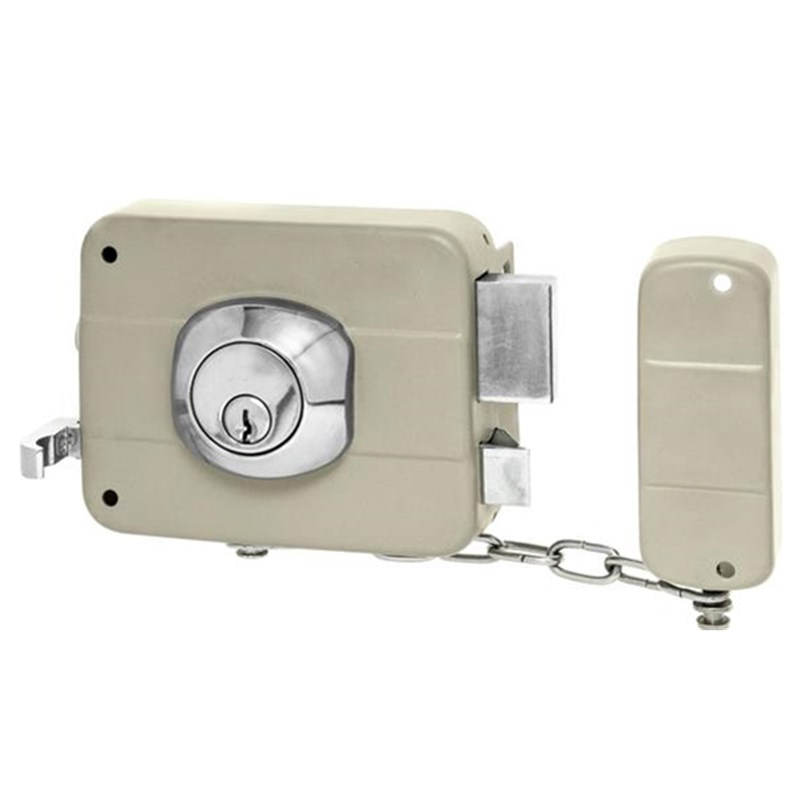 Door Lock Hardware Security Night Latch Anti-Thief Door Rim Lock