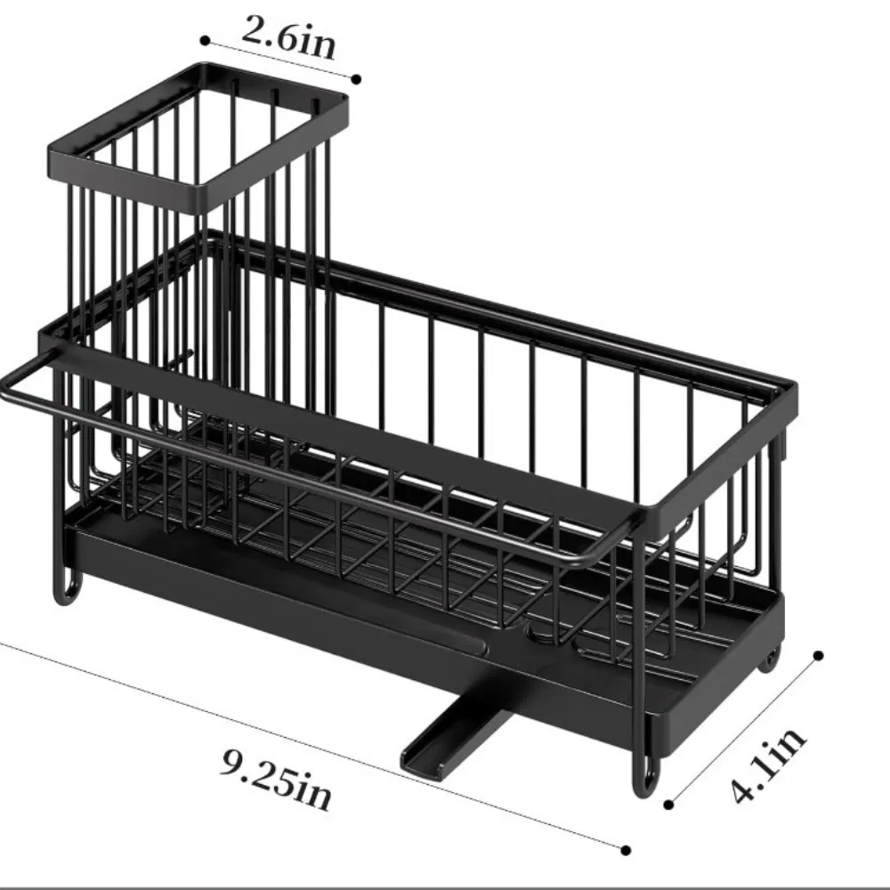 Держатель для губки с автодренажем для кухонной мойки