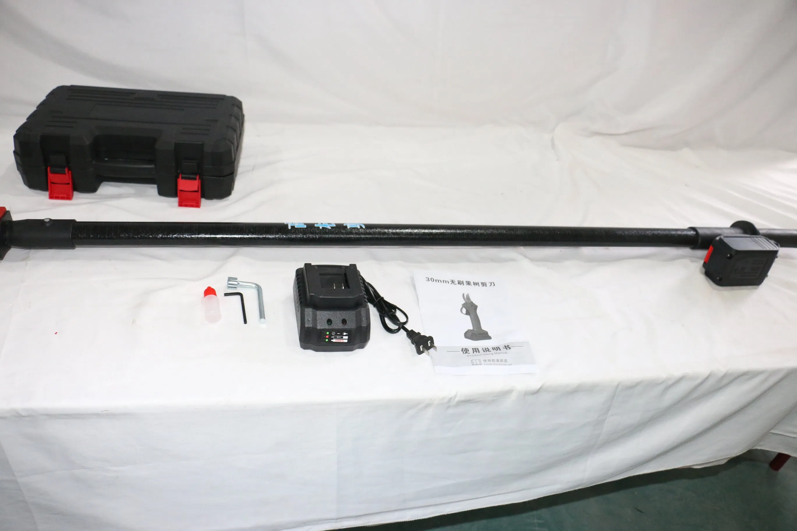 Jusen 21V Lithium Battery Garden Telescopic Saw Electric Pruning Pole Saw