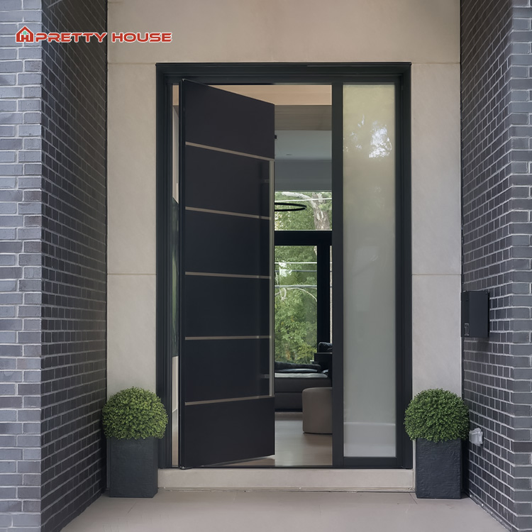 High Quality Luxury Aluminum Doors Entrance Front Door for Homes