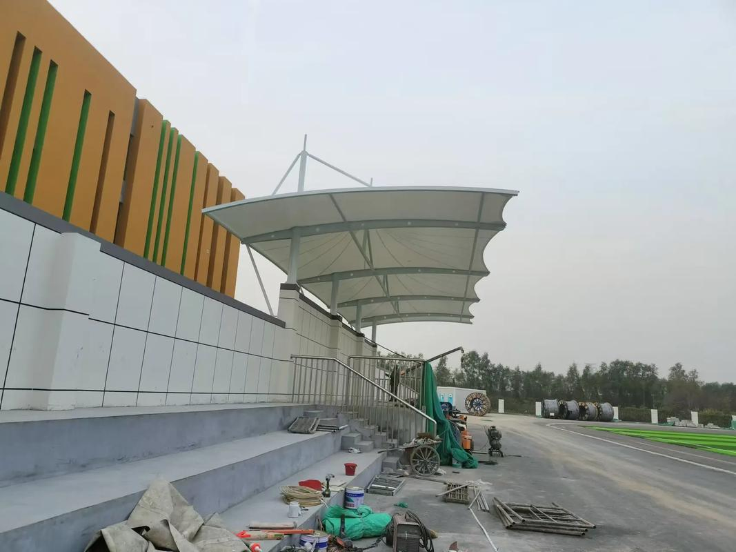 Big Stretch Tension Fabric Landscape Shed Architectural Membrane Structurelarge Fabric Structure