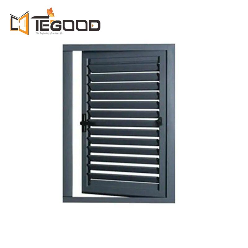 Motorized Control Glass Louver Horizontal Modern Aluminum Profile Jalousie Windows Manual or Electric Shutters System