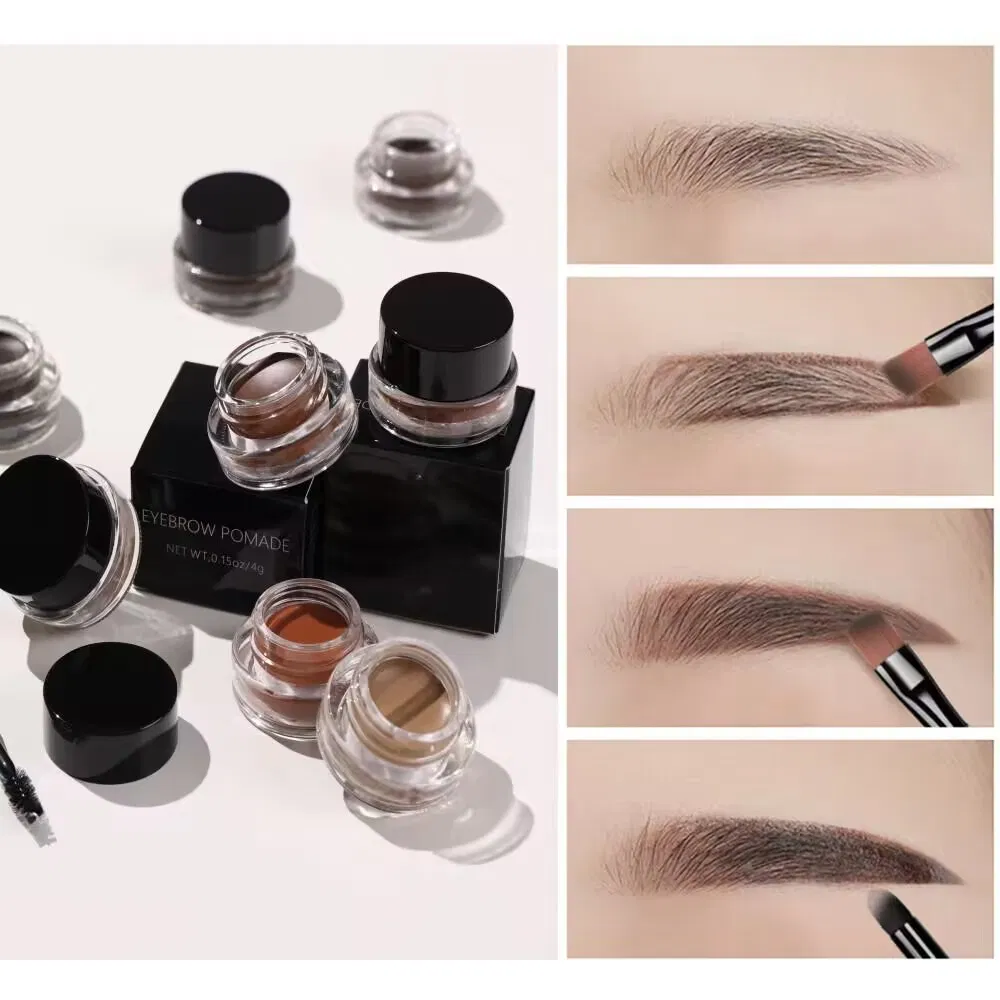 Waterproof Dye Cream Eyebrow Natural Cosmetics Eyebrow Pomade Custom Logo