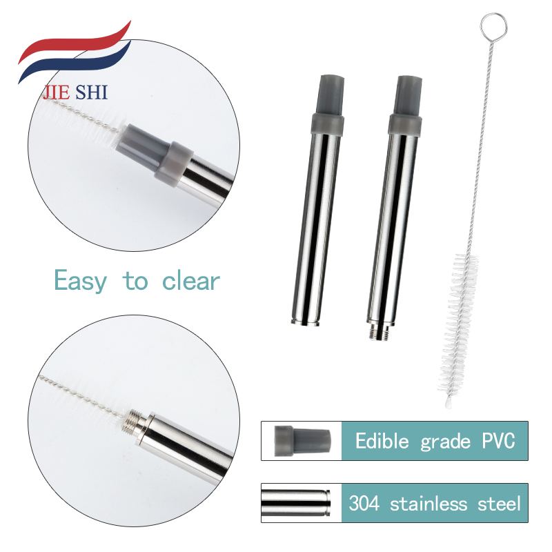 Wholesale Multiple Color Fully Stocked Reusable Stainless Steel Straws