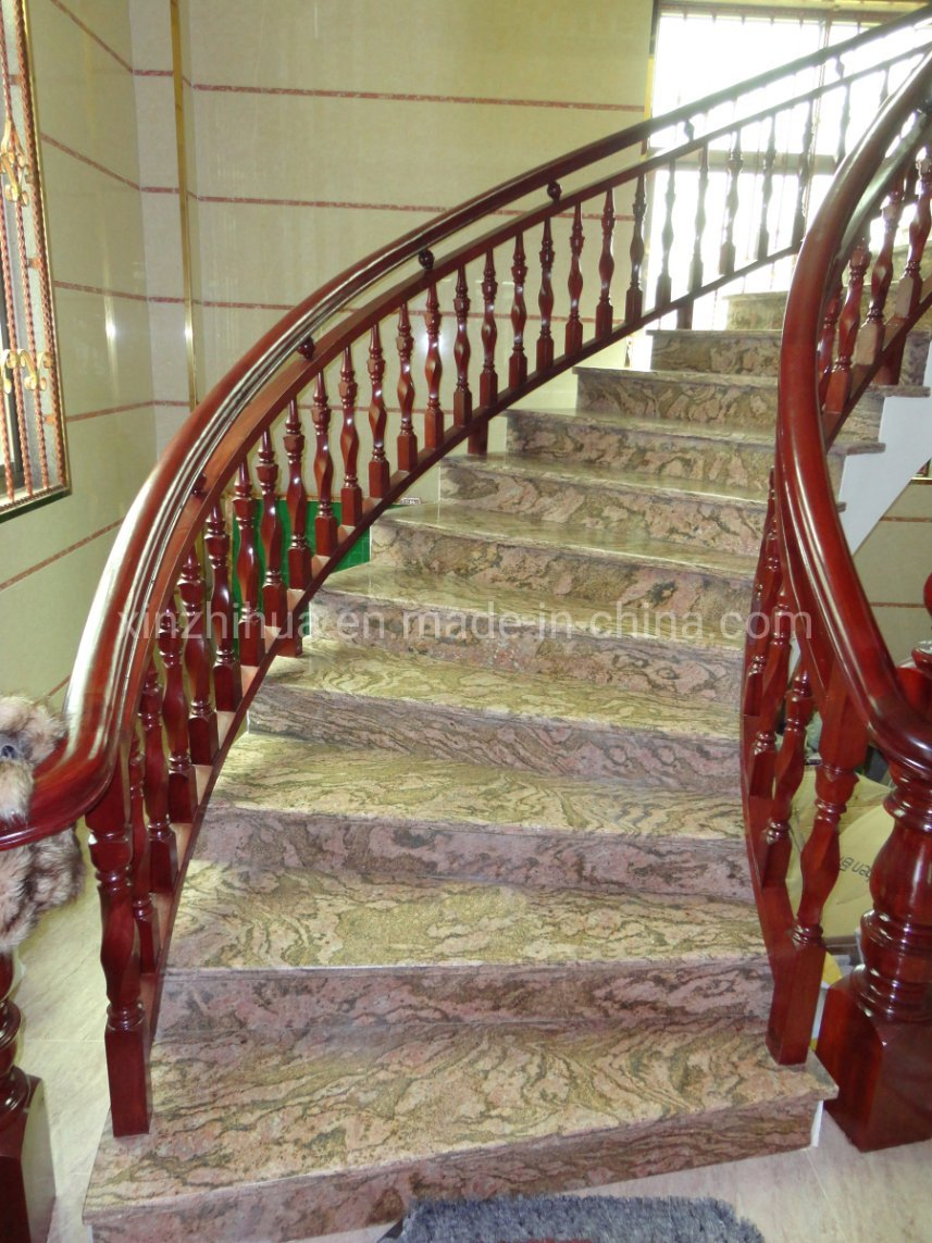 Natural Marble Granite Stone Staircase Spiral Stair Customized Design Steps/Tiles