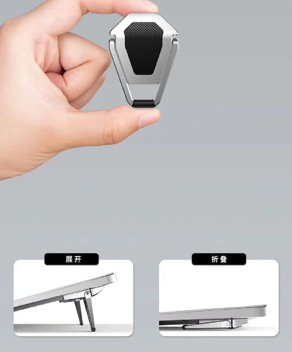 Portable Laptop Stand Mini Aluminum Cooling Pad Computer Keyboard Mount Kickstand Wbb18180