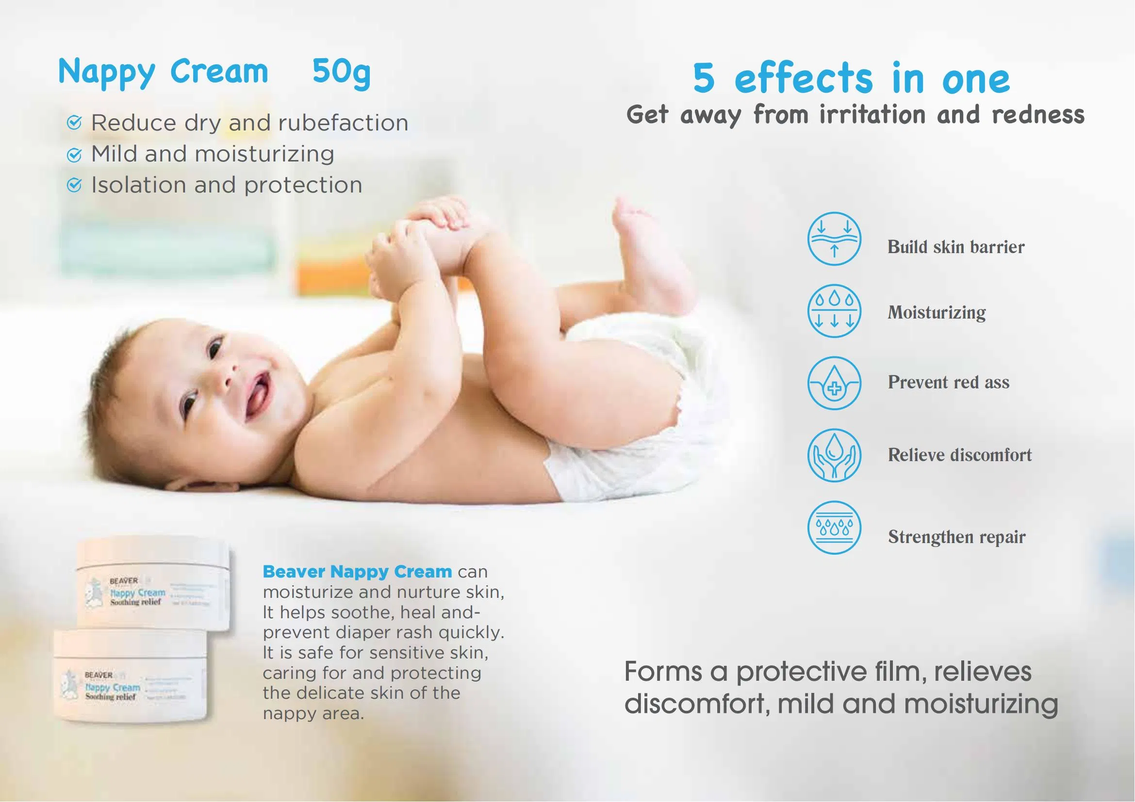 OEM Tear Free Formula Hypoallergenic and No Fragrance Baby Wash Shampoo