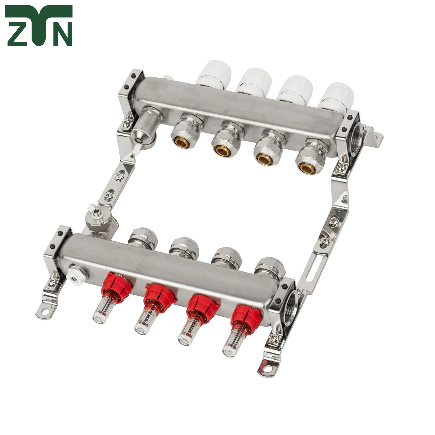 High Standard Radiant Floor Heating Water Distribution Stainless Steel Manifolds