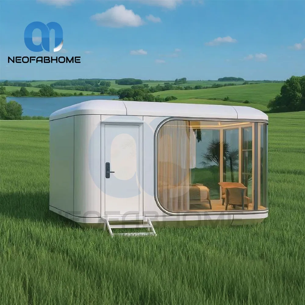 Portable Modular Tiny Home Prefab 20FT 40FT Luxury Container Space Capsule Cabin House