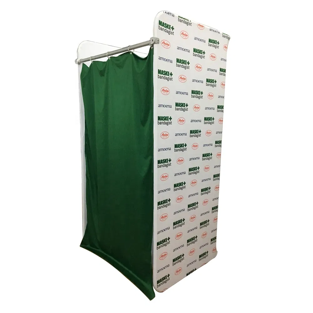 Clothing Store Custom Aluminum Frame Luxury Portable Temporary Mobile Fitting Room