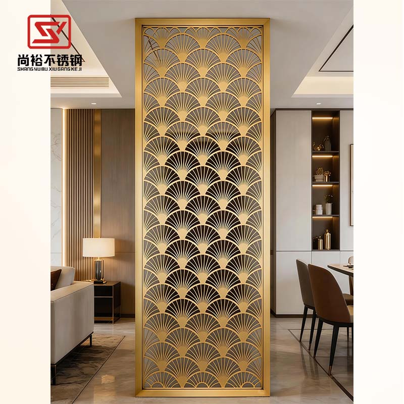 Stainless Steel Metal Chinese Screens Partitions for Room Dividers