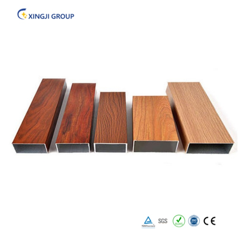 China Factory 6060 Extruded Aluminum Alloy Profile Rectangle Hollow Tube